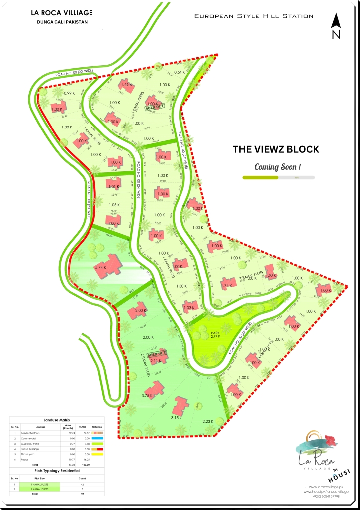 LA ROCA VILLAGE MAP